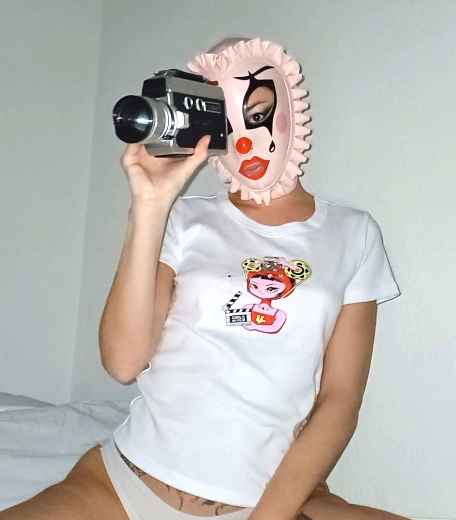 Pink Clapper Girl Baby Tee