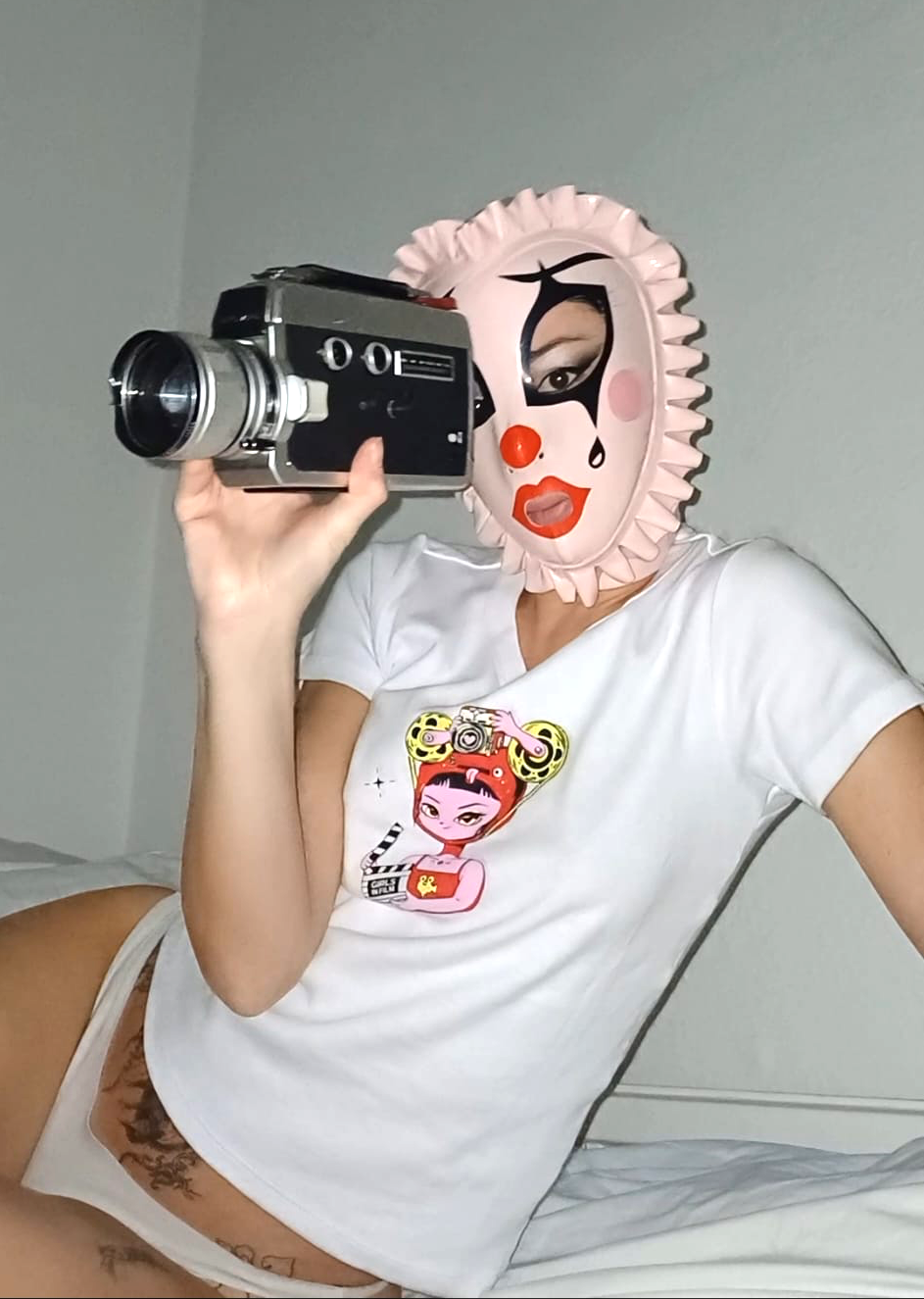 Pink Clapper Girl Baby Tee