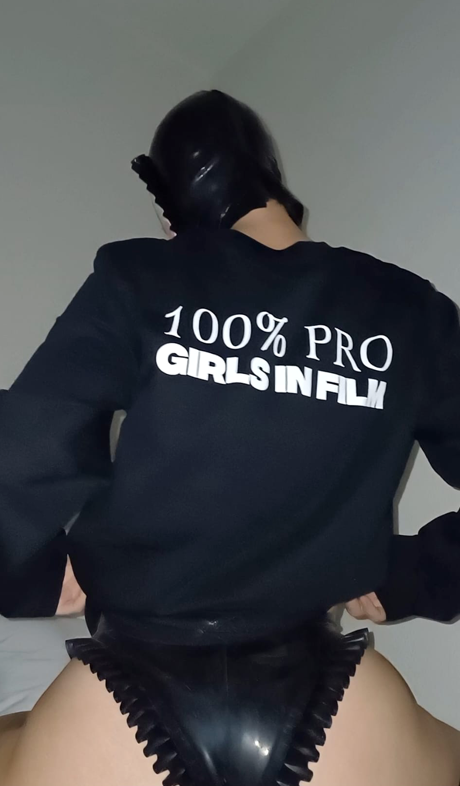 Long Sleeve Black Crew Tee