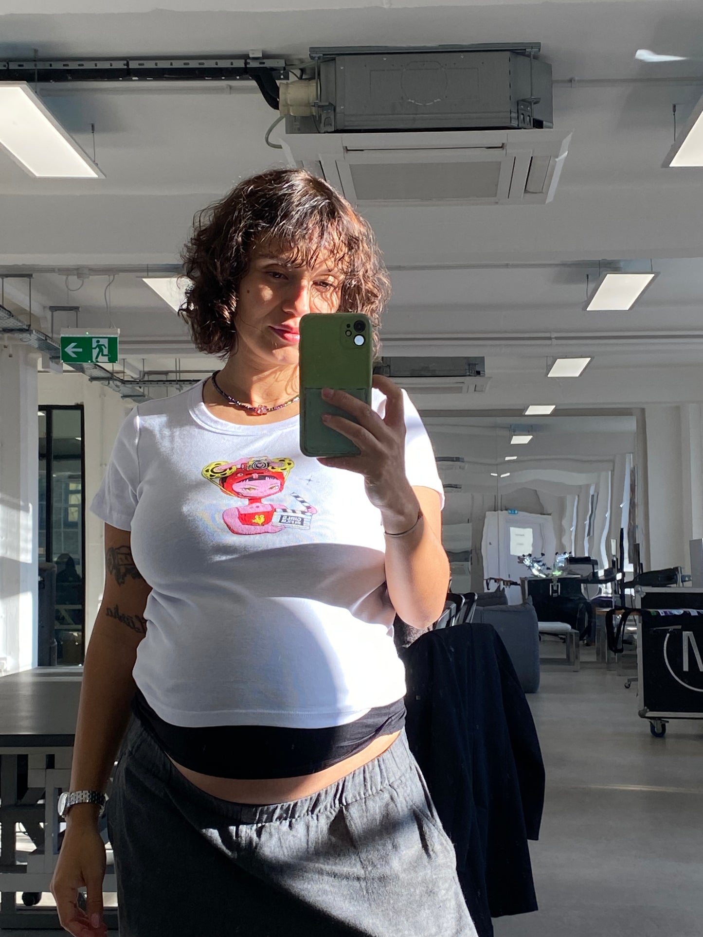 Pink Clapper Girl Baby Tee