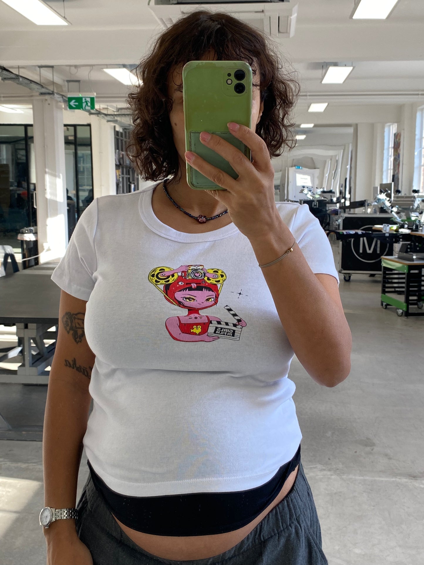 Pink Clapper Girl Baby Tee