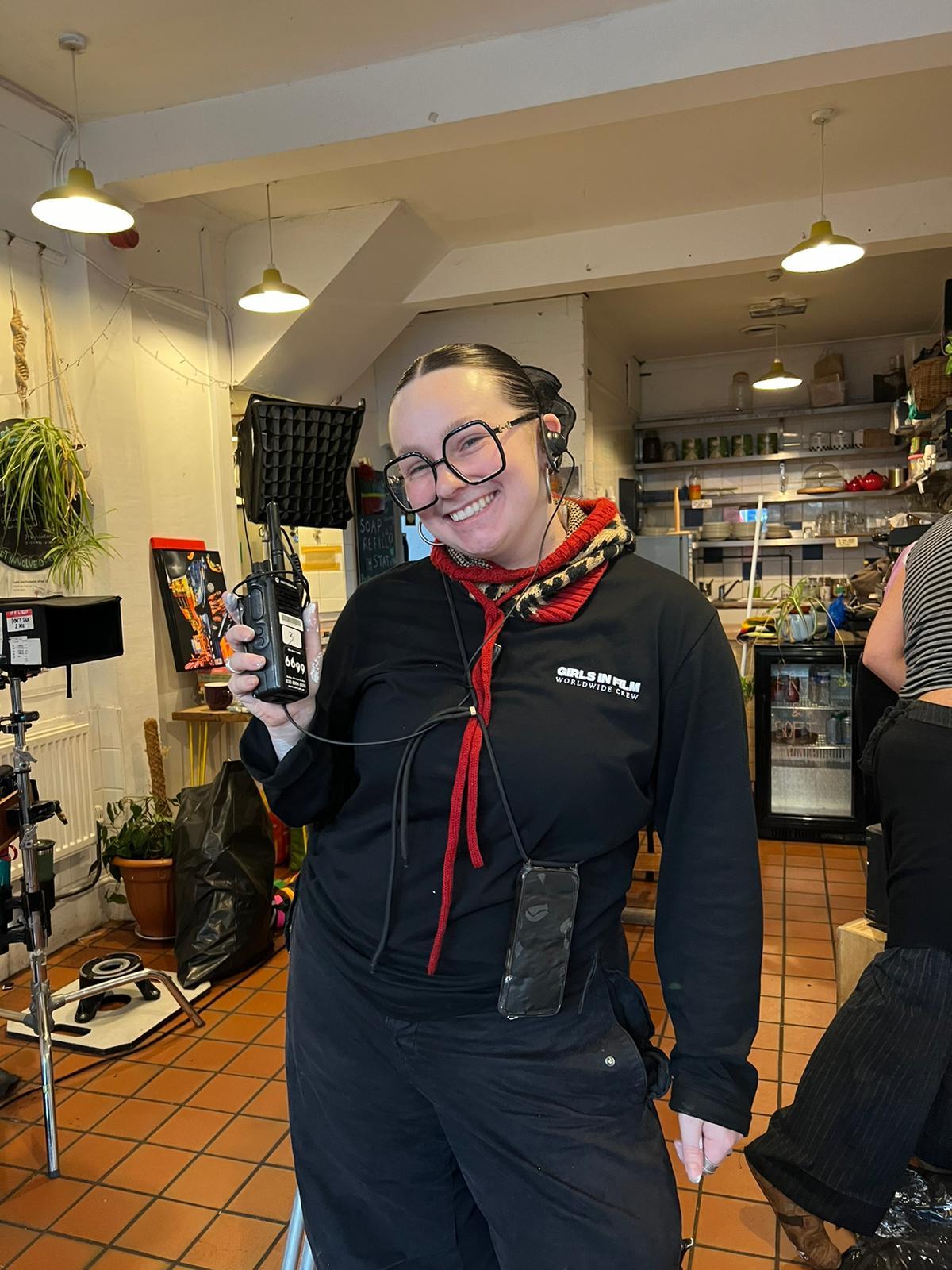 Long Sleeve Black Crew Tee