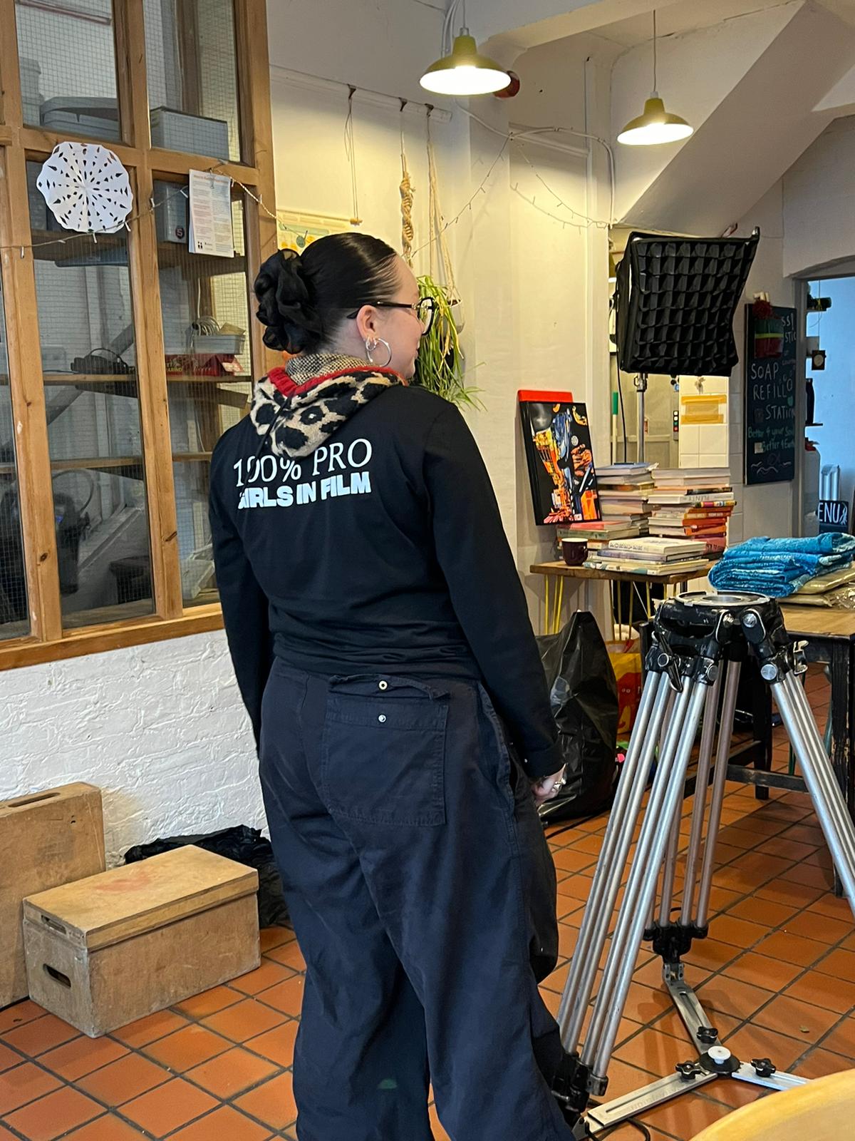 Long Sleeve Black Crew Tee