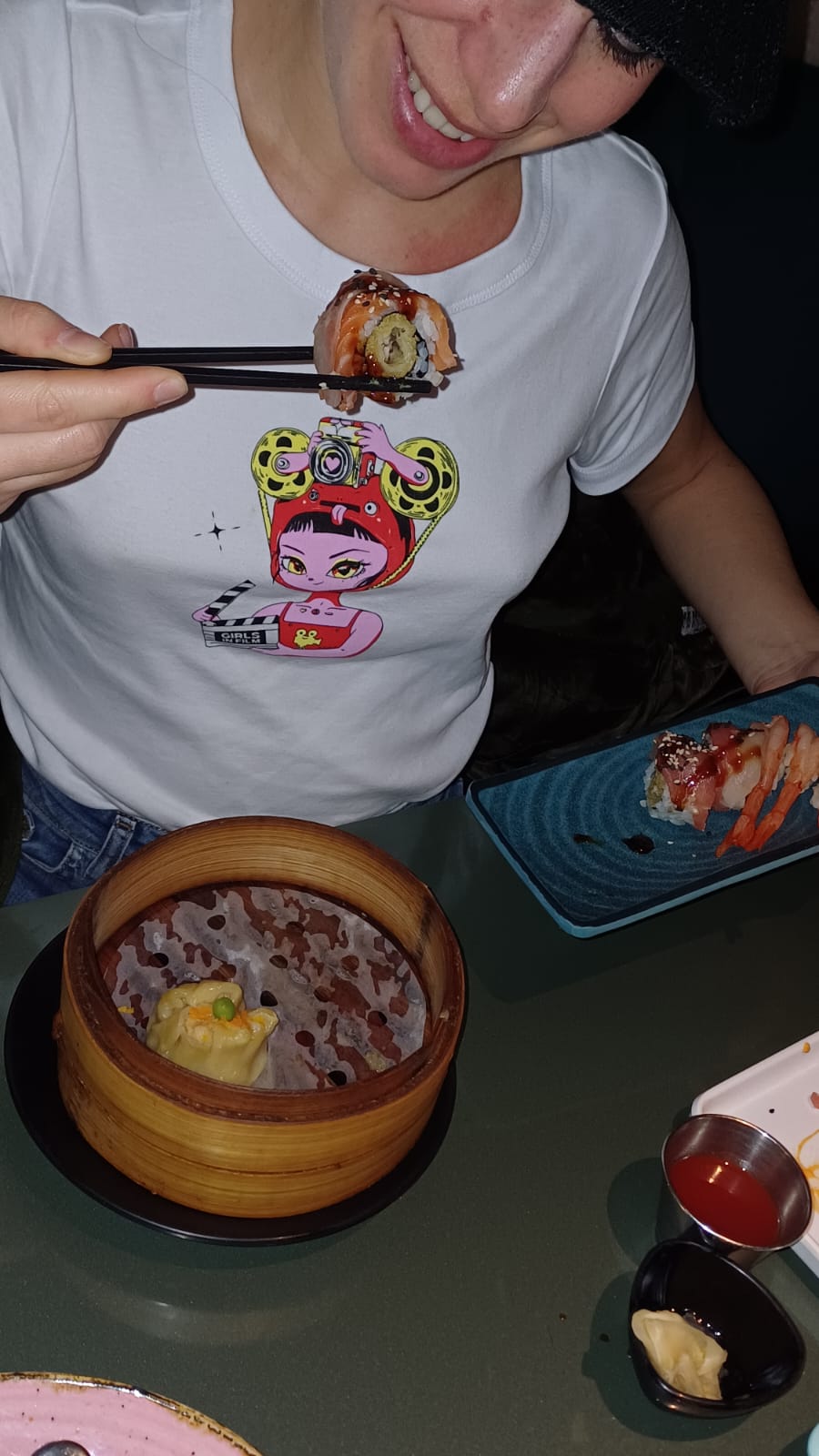 Pink Clapper Girl Baby Tee