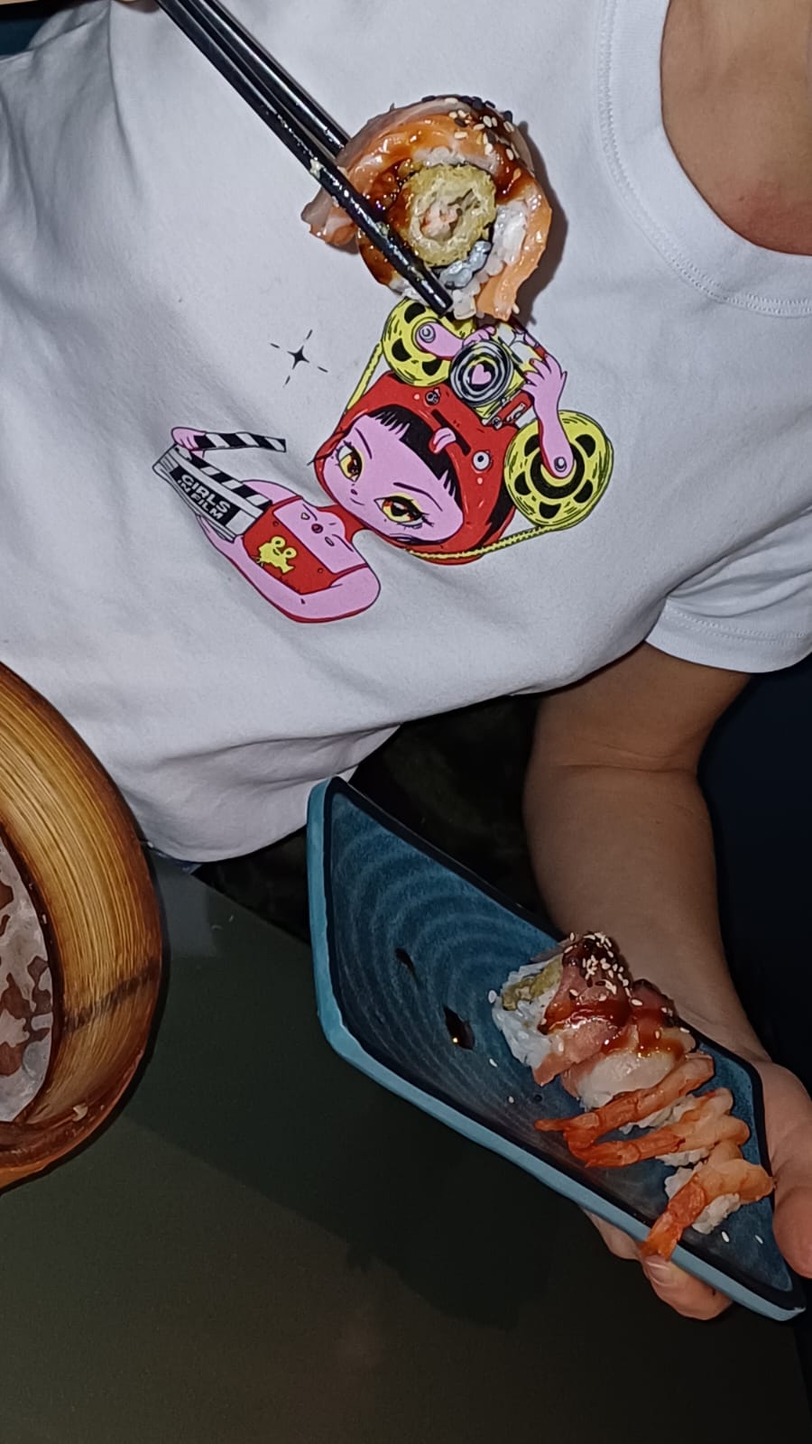 Pink Clapper Girl Baby Tee